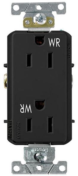 Leviton WTD15-E 15A 125V Weather Resistant Tamper-Resistant Decora