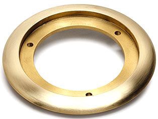 LEW SCF-1 BRASS CARPET FLANGE FOR 4" COVERS