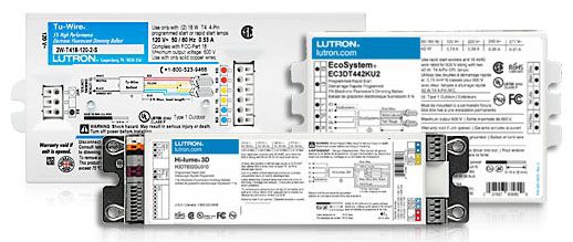 Lutron EC5T528JUNV2 Ecosystem Ballast 5 Input T5 28W Universal 2 Lamp ...