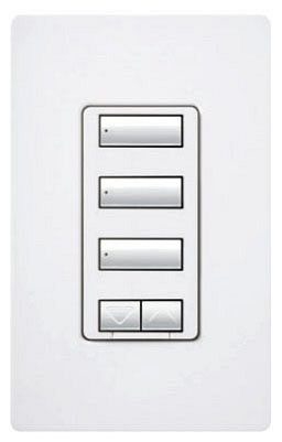 Lutron, RRD-HN3BSRL-BI, RadioRA-2 CL Hybrid Keypad, Biscuit