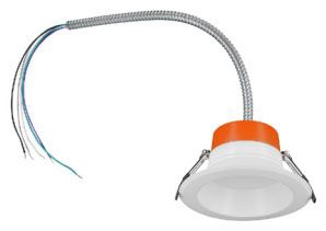 LEDシーリングライト RAD494NA EnVision 4-in 15W SnapTrim Regressed Downlight, Round, 120V