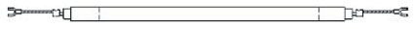 QMark F3QL25208 Quartz Lamp, 2500 Watt Element For Vrp2/Vrp2 & Vrp3/Vsp3 (33" L) - 208V