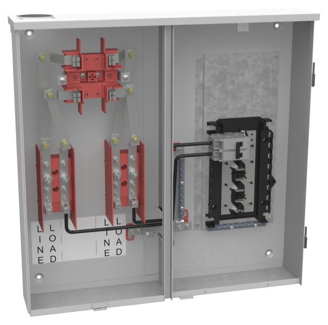 Metering Gutter Test Block Bypass Metering & Bussed Gutters | Gordon Electric Supply, Inc.