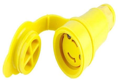 Woodhead 25W04 1301460090 Locking Connector & Cap-Nema L1-15R