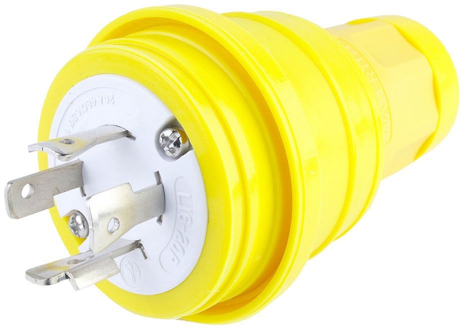 Woodhead 26W76 1301470029 Watertight Locking Plug-Nema L16-20P