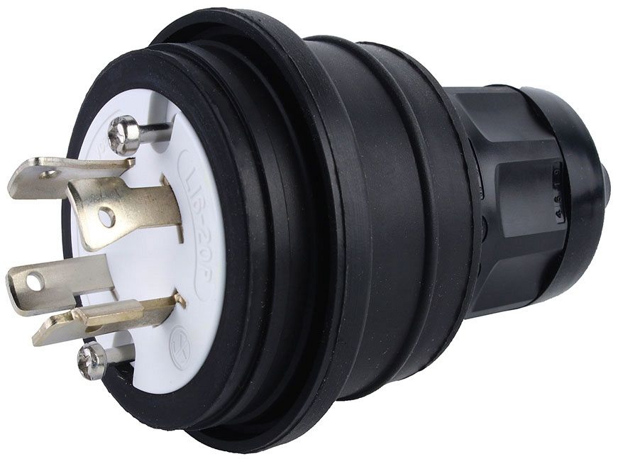 Woodhead 26W76BLK 1301470030 L-16-20P Watertight Plug | Gordon