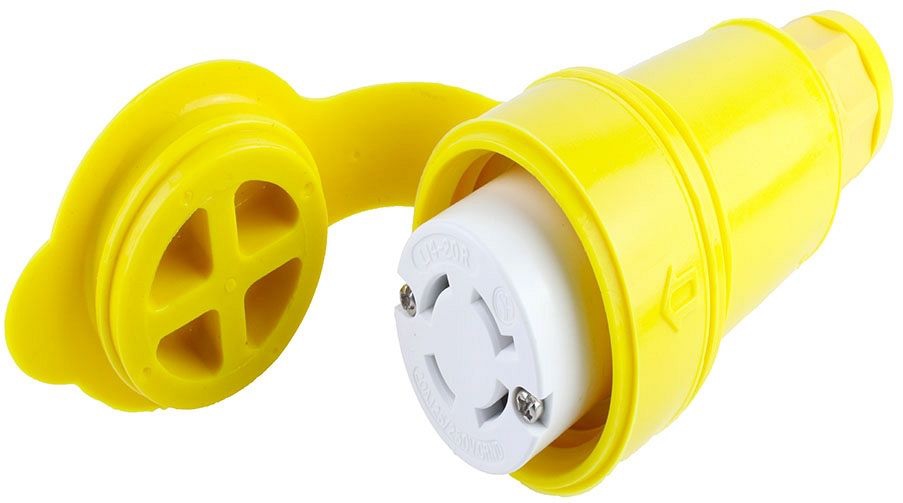 Woodhead 27W74 1301470053 Locking Connector & Cap-Nma L14-20R