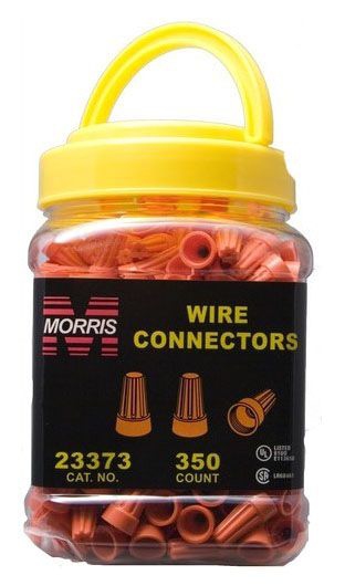 thumbnail image 2 of 1000-Pack Orange Screw-On Wire Connectors - P3 Small Barrel, 22-14 AWG (Unbranded) 2 of 3