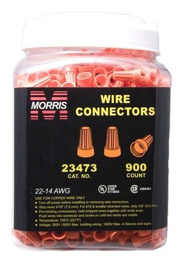 【232】Anneページ Devco 6293 Small-Orange Wire Connector for Copper to Copper, AWG 14-22