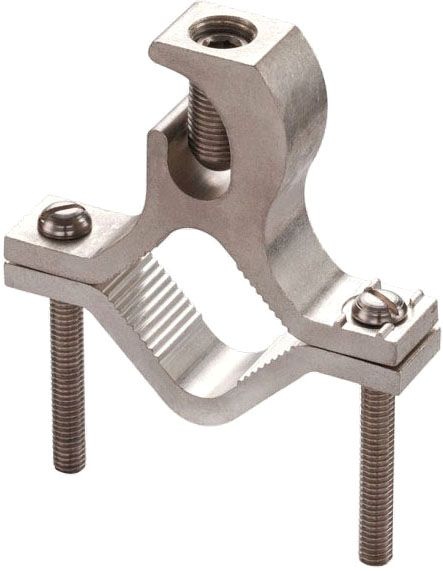 Morris 91712 Lay-In Ground Clamp For 3/8" Rebar - Copper Alloy, UL467 Direct Burial Rated