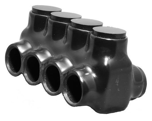 Morris 97634 2/0- 4 Black Insulated Connector Dual | Gordon