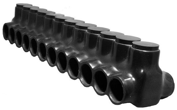 maesin12 Morris 97652 250- 12 Black Insulated Connector Dual | Gordon