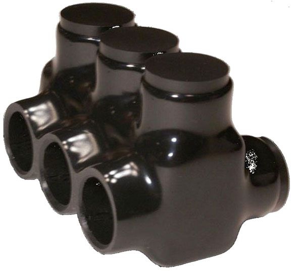 aoi mam. Morris 97683 3/0- 3 Black Insulated Connector Dual | Gordon