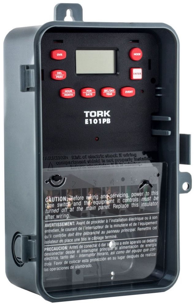 TORK E101PB 24HR SPST TIME SWITCH Gordon Electric Supply, Inc.