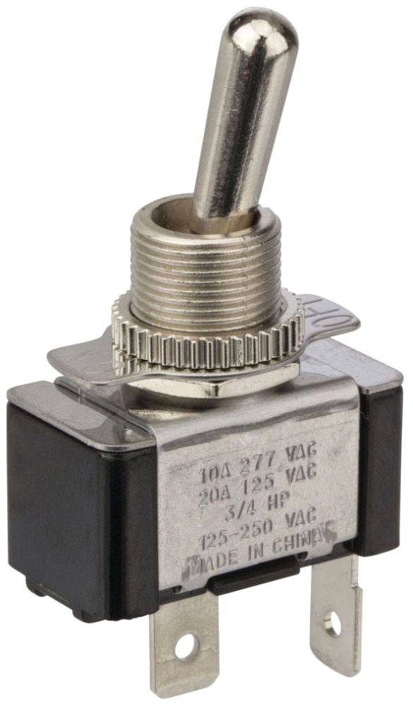 NSI 78120TQ Toggle Switch Bat Handle On/Off Spst .250 Quickconnect