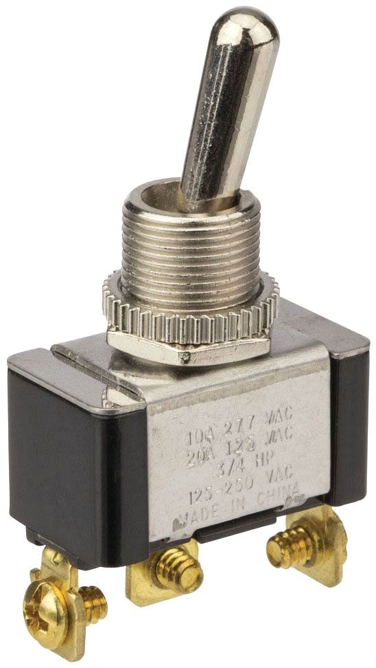 ハイドロ　シリンダー　スプリング　ソレノイド　スイッチ NSI 78200TS Toggle Switch Bat Handle On/On Spdt Screws | Gordon