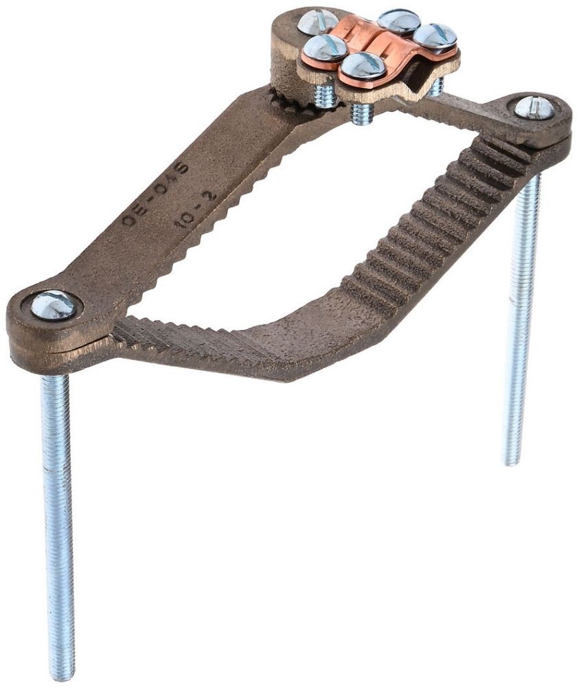 NSI G-16 Heavy Duty Bronze Ground Clamp, 4-1/2