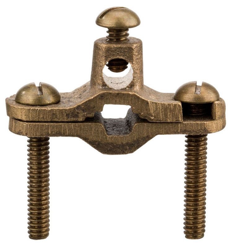 NSI G-1-SDBR Heavy Duty Bronze Ground Clamp-Direct Burial For