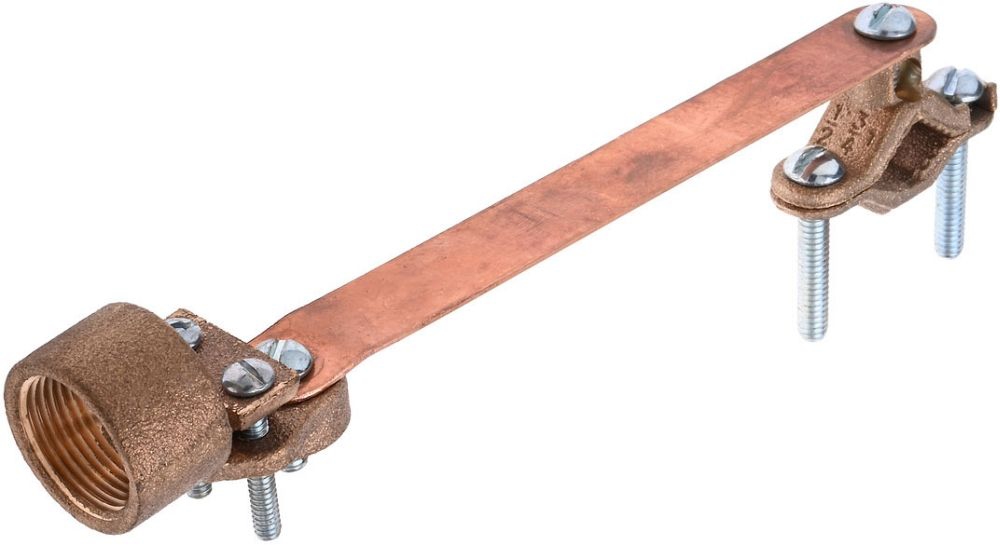 NSI G-79 Bronze Ground Clamp For Rigid Conduit w/Flexible Copper