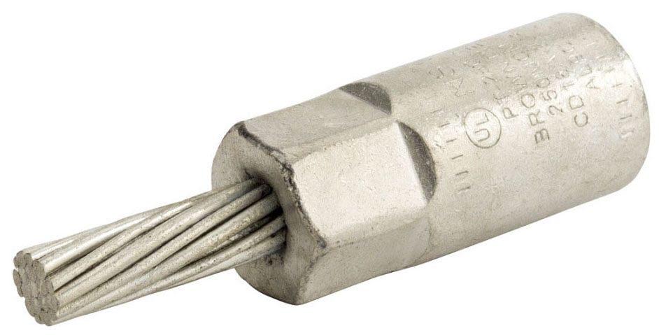 NSI PT250 Bi Metallic Pin Terminal, 250 MCM Wire Size, 3/0 Awg Tin