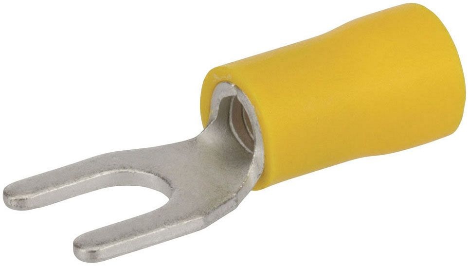 NSI S12-10V-BULK 12-10 Awg Vinyl Insulated Spade Terminal, #10