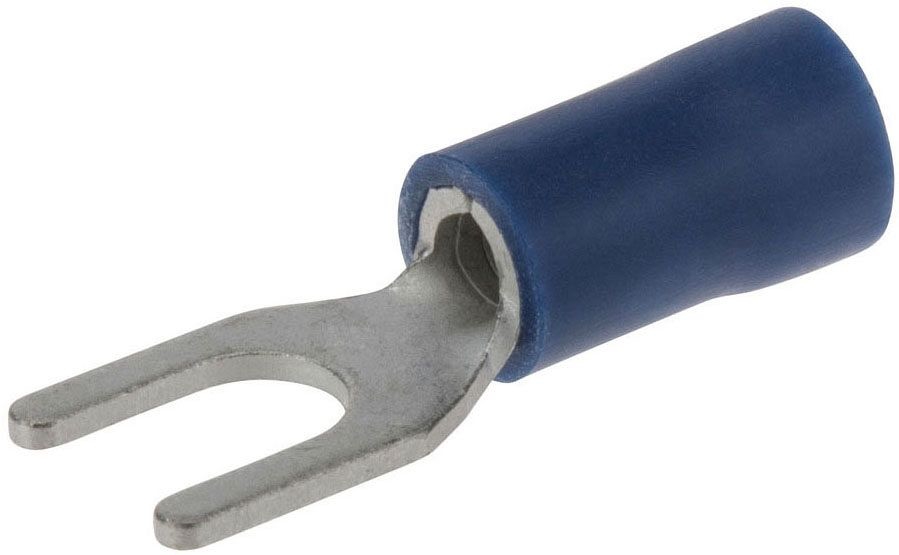 NSI S16-8V-P 16-14 Awg Vinyl Insulated Spade Terminal #8 Stud, 85