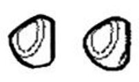 Broan S600349 White Knob