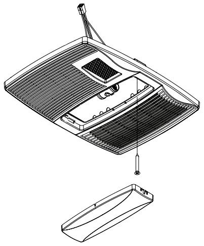 Broan 678 Replacement Parts Grille Assembly Includes Lamp