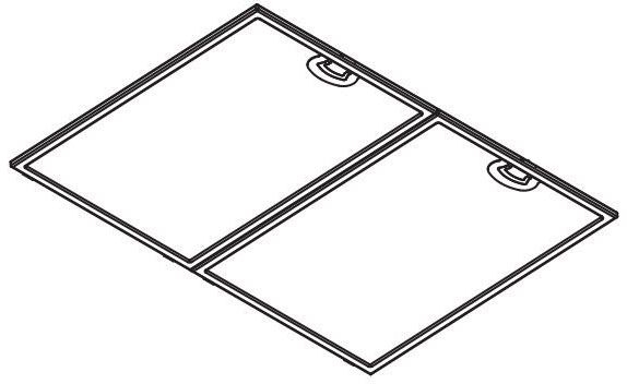 Broan S97017720 Aluminum Filter Set Of 2