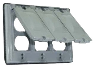 TAYMAC 1-Gang Metal Weatherproof Box, GFCI And While-In-Use Cover Kit M - Foto 9