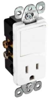 DS415-W 15A 4-W Rocker Switch White