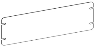 4M9-B 9-Gang Switch Box Cover - Blank