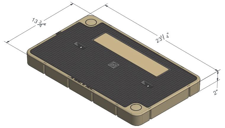 OLDCASTLE 1020745 CMC BOX LID | Gordon Electric Supply, Inc.