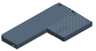 Oldcastle 17301235 1730-24 Blk-Grn Blank 4x EzLck T Cover