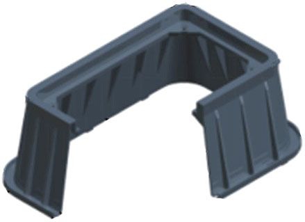 Oldcastle 17306034 1730-24 Blk-GrnTING 4x EzLck T Cover 638 Unit-PLC