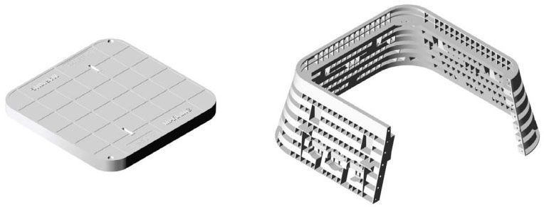 Oldcastle 36361613 Unit, PC3636-36, T22 - Blank PC363636-T22