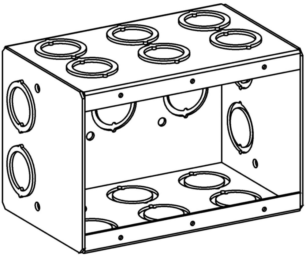 Orbit MB-3 3-1/2Dp 3-Gang Masonry Box | Gordon Electric Supply, Inc.