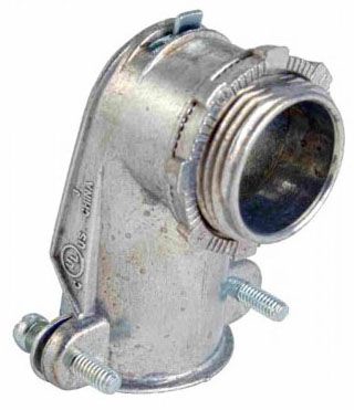 Orbit OF643 3/8 90D Angle Flex Squeeze Connector | Gordon Electric
