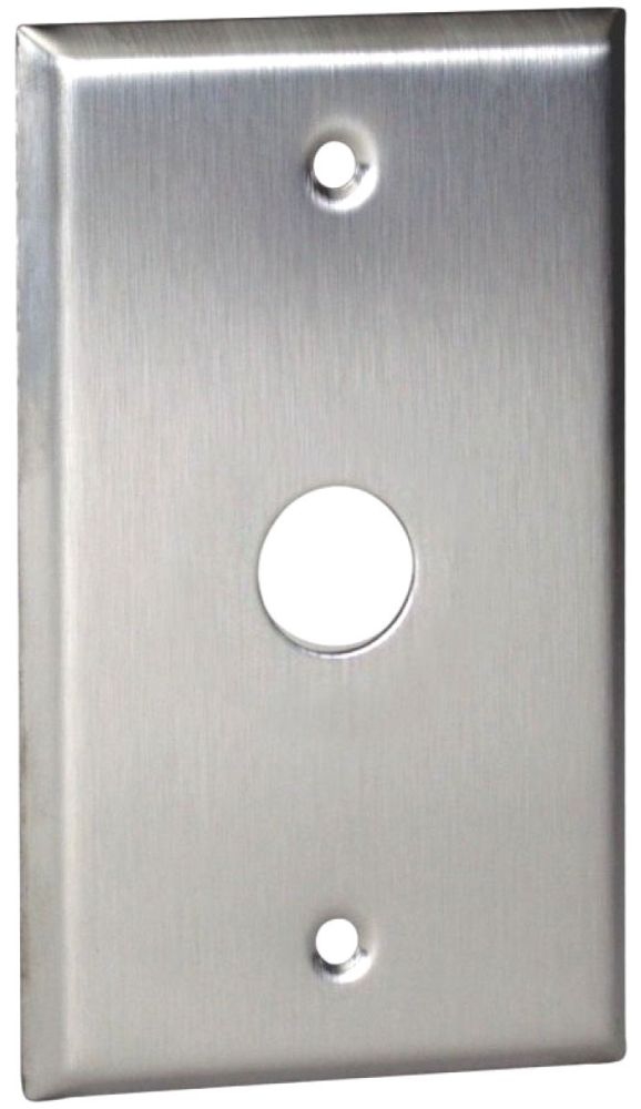 Stainless Steel Doorbell Cover Plate – White Wall Hole Cover To Hide Old Doorbell Buttons Or Openings