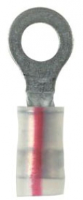 22-16 AWG #6 Stud Size 100-Pack KYNAR Insulated Panduit PK18-6R-C Ring Terminal Red Stripe 22-16 AWG #6 Stud Size 100-Pack KYNAR Insulated Panduit PK18-6R-C Ring Terminal Red Stripe