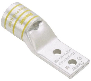Panduit LCDXN500-12-6 Copper Compression Lug 2-Hole Narrow T