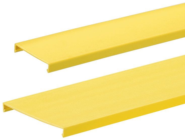 Panduit C4YL6 Channel Cover, 4" X 4" (100Mm X 100Mm),