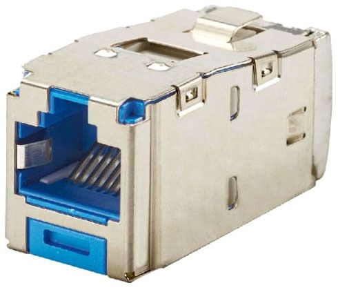 Panduit CJS6X88TGBUY Mini-Com Module, Cat 6A, Shielded, 8 Pos