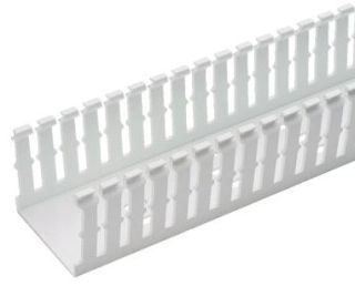 Panduit F1X4WH6-A Narrow Slot Adhesive Duct Pvc 1" x 4" x 6Ft White 6Ft