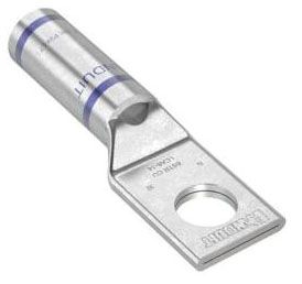 Panduit LCAX2-14-E Brown Copper Compression Lug - 1 Hole, For 10-2 Stranded/Flex Cable