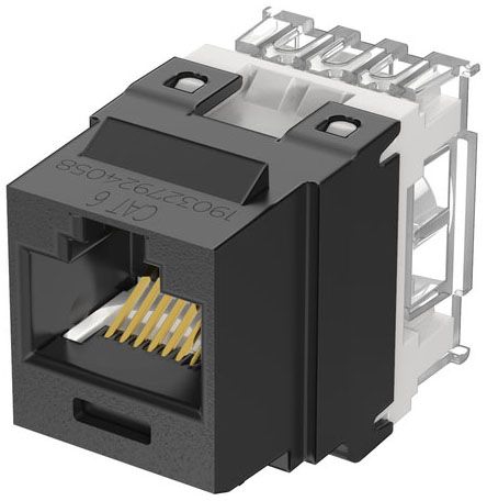 Panduit NK688MBL-Q NetKey Cat 6 Punchdown Jack Module, 25 Pack