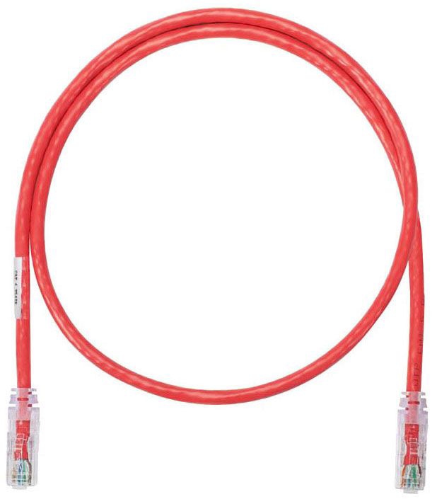 Panduit NK6APC6RD Netkey Copper Patch Cord, Category 6A, C