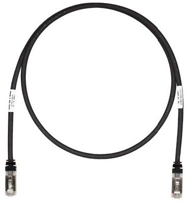 Panduit STP6X3MBL Copper Patch Cord, Cat 6A, Black S/Ftp C