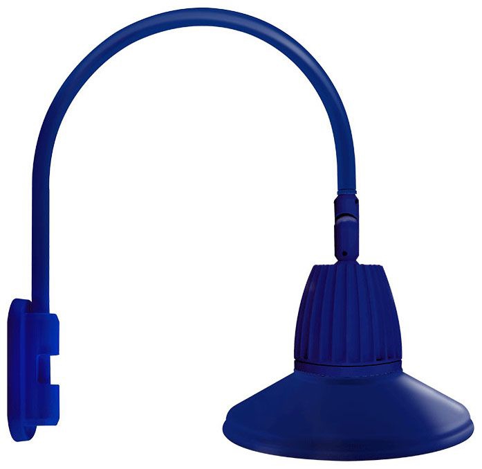 RAB GN5LED26NRSTBL Decorative 1604 Lumens Gooseneck 26W 4000K Pole 20 ...