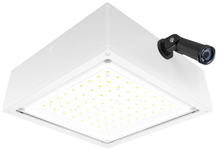 Led 20w Rab RAB VANLED20NFW/PCS Canopy Lights 3300 Lumens 20W Flat Clear Lens 120V ...